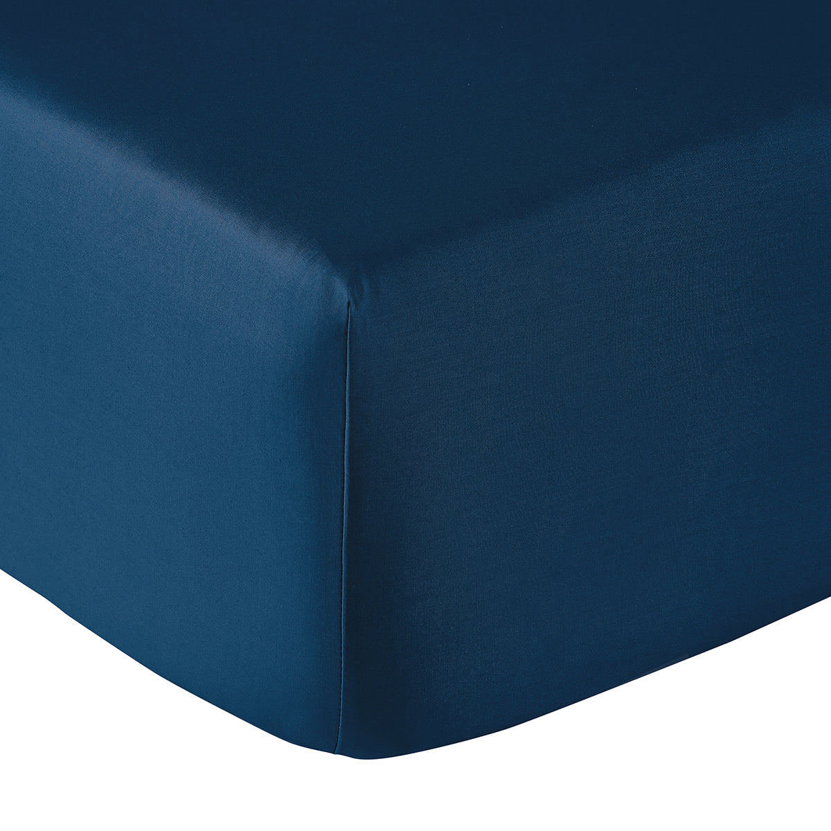 Percale Unie - Drap Housse - Bleu Nuit