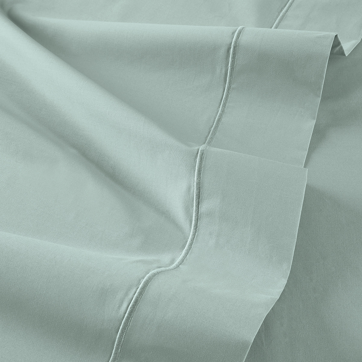 Percale Unie - Drap Plat - Vert D'Eau