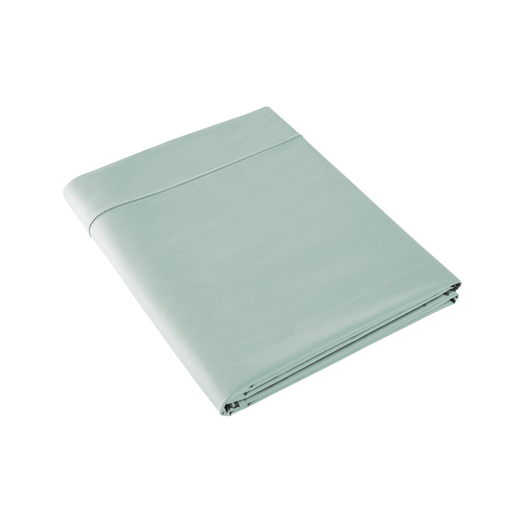 Percale Unie - Drap Plat - Vert D'Eau