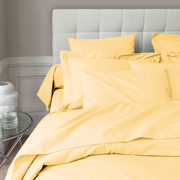Percale Unie - Taie D'Oreiller - Jaune
