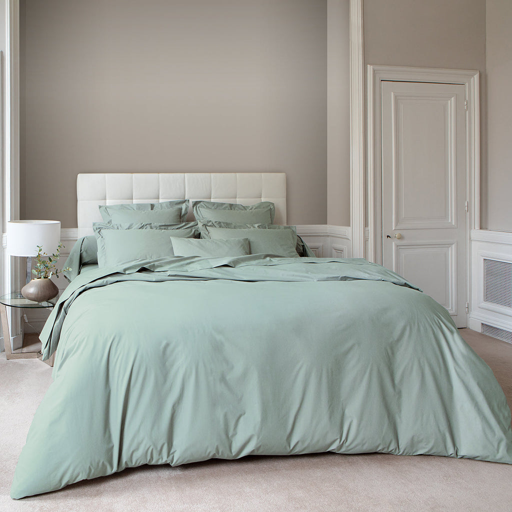 Percale Unie - Housse De Couette - Vert D'Eau