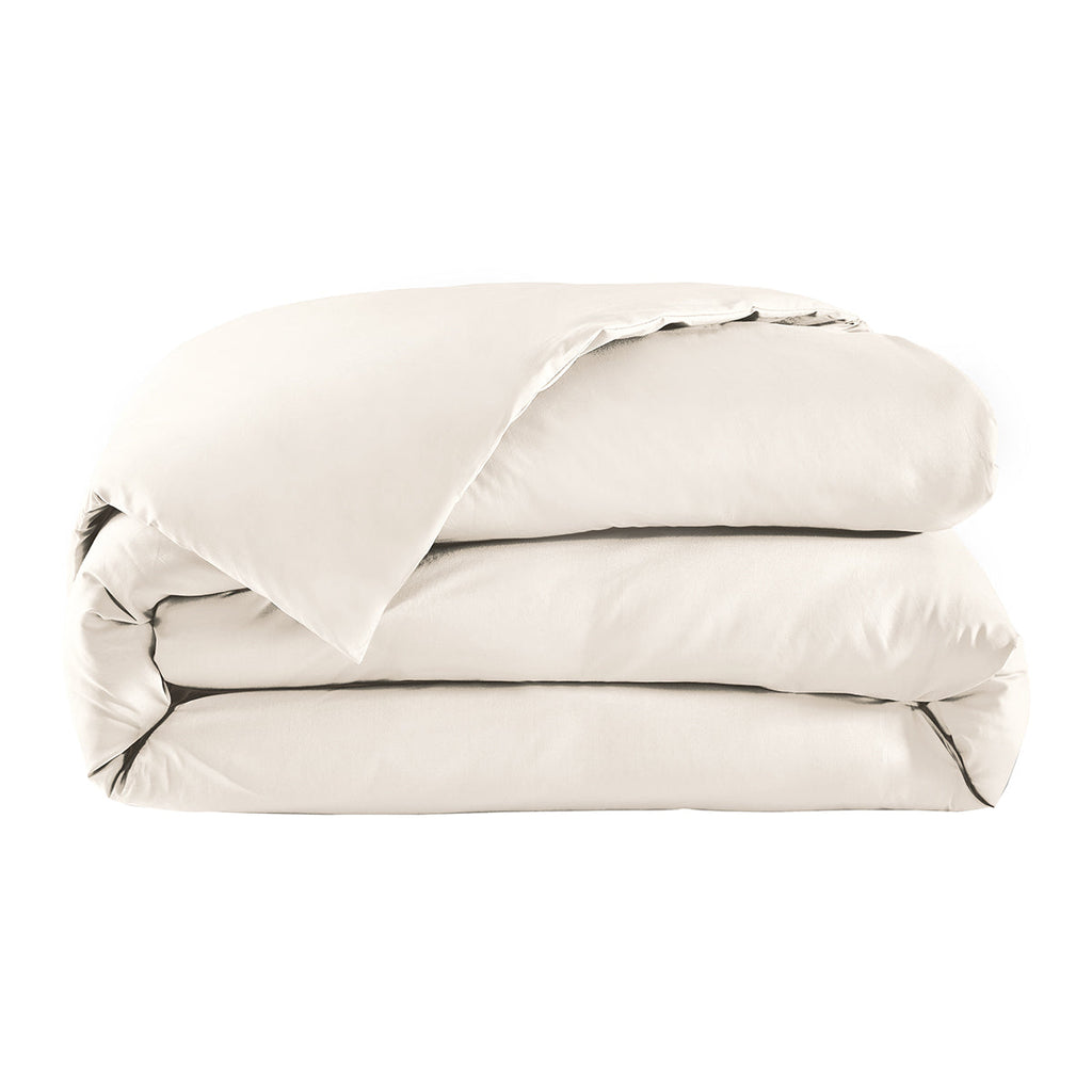Percale Unie - Housse De Couette - Ivoire