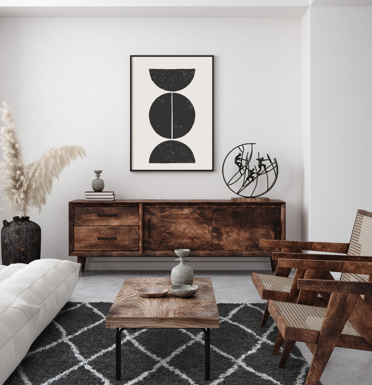 Asma - Tapis D'Intérieur - Polypropylène - Anthracite