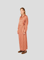 Pantalon Doll In Canyon Clay Messy Dots Print