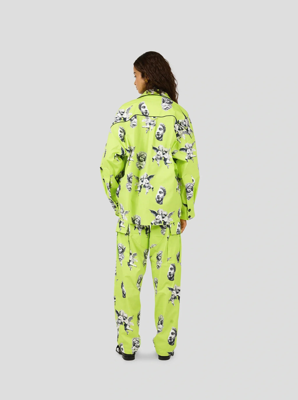 Pantalon Santino In Angels Printed Toile