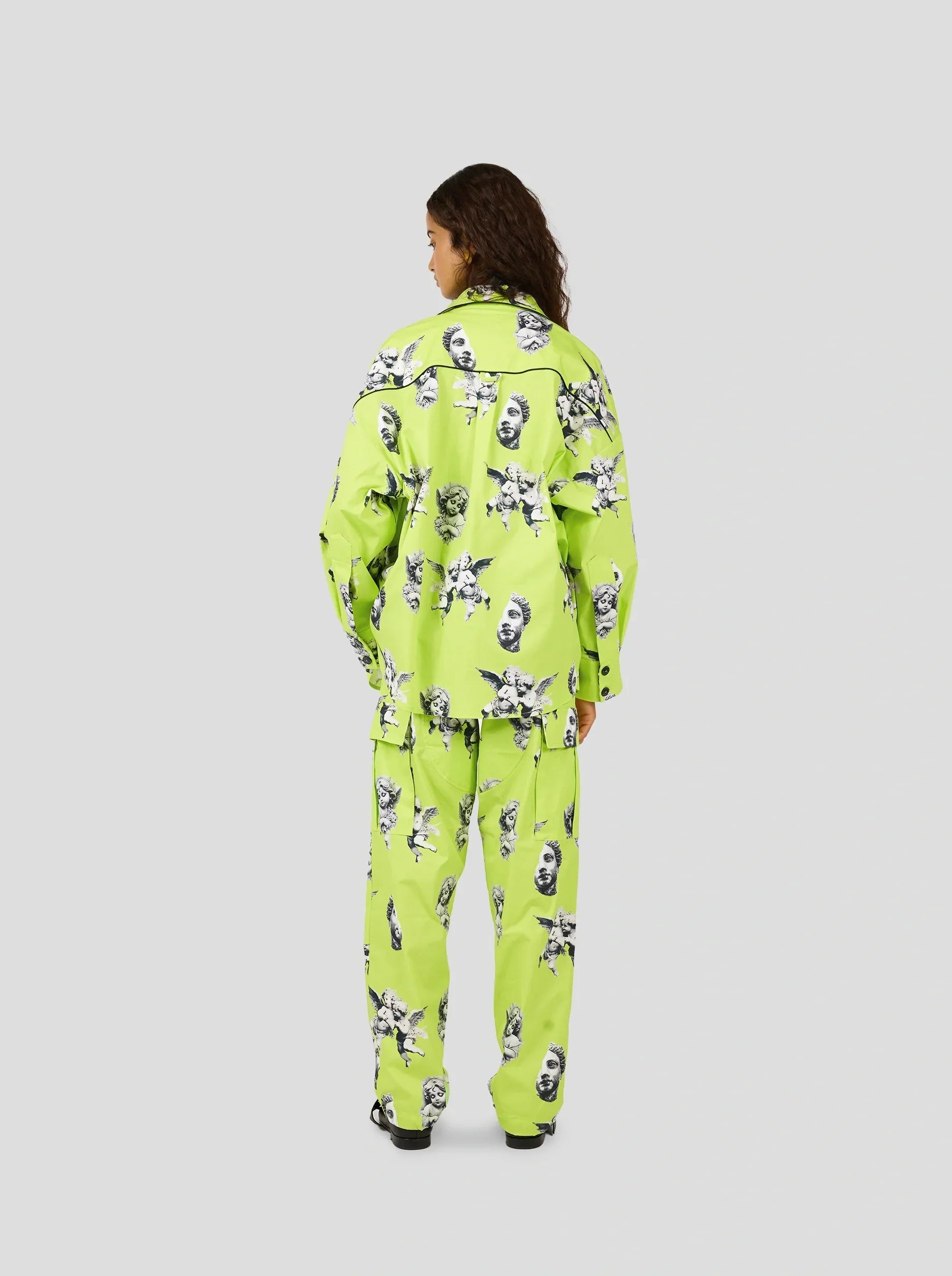 Pantalon Santino In Angels Printed Toile