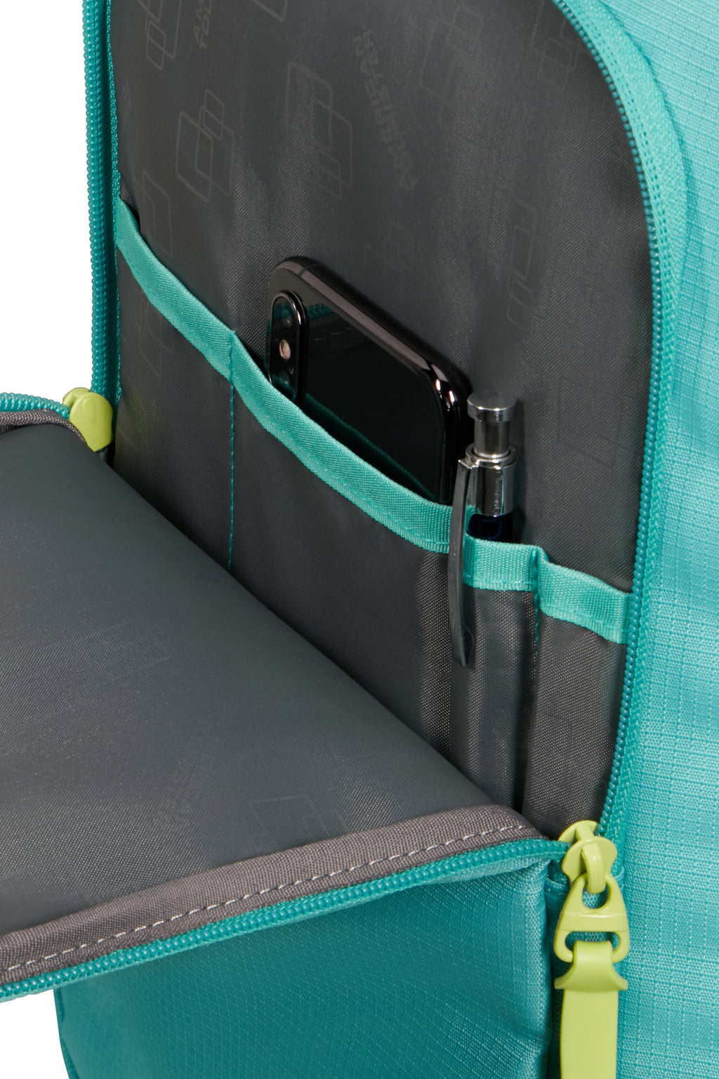 Backpack - Take2Cabin - Dusty Turquoise/Lime