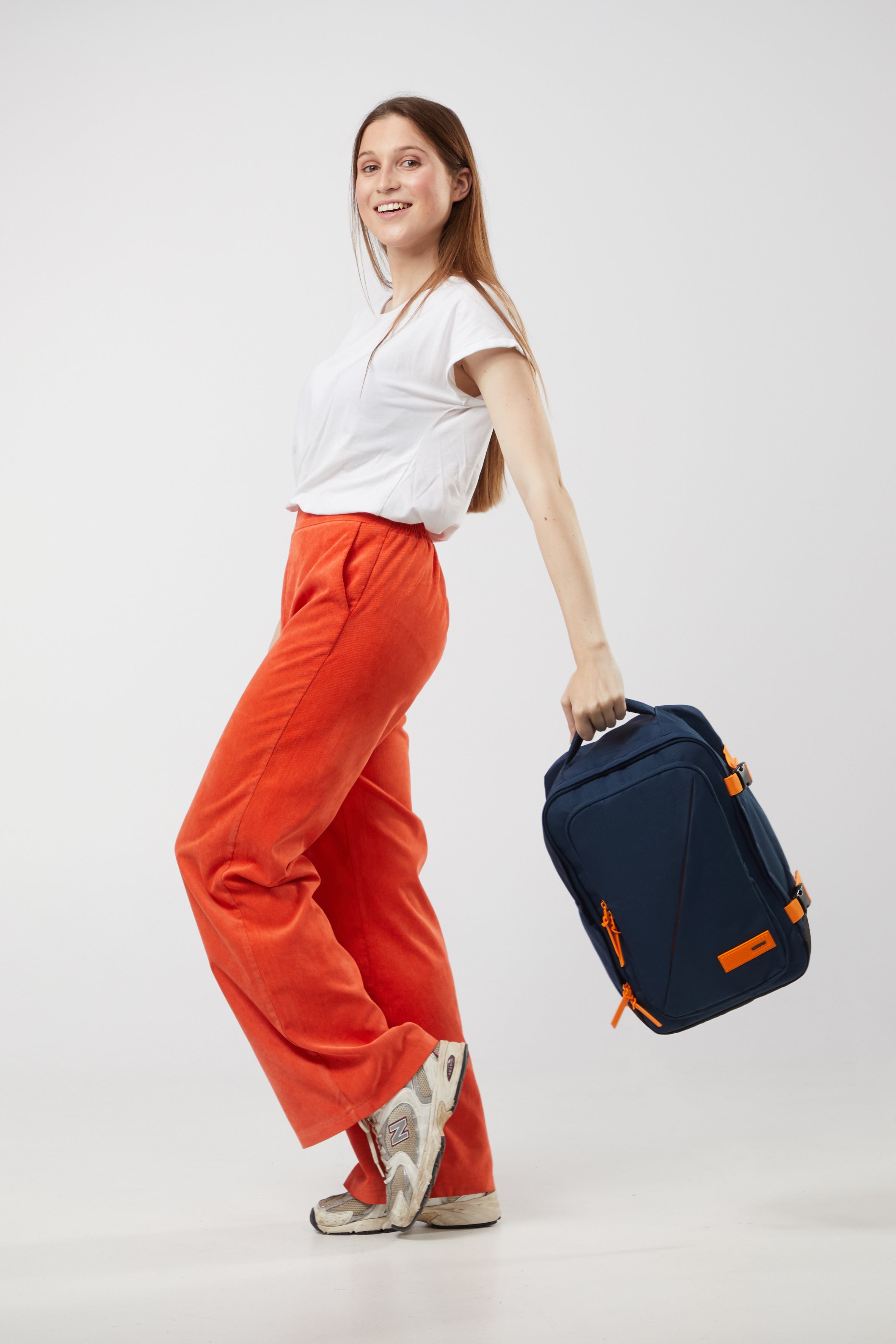 Backpack - Take2Cabin - Dark Navy/Radiant Orange