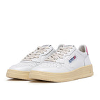 Autry Medalist Low White Polignac (W) - Blanc/Rose