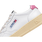 Autry Medalist Low White Polignac (W) - Blanc/Rose