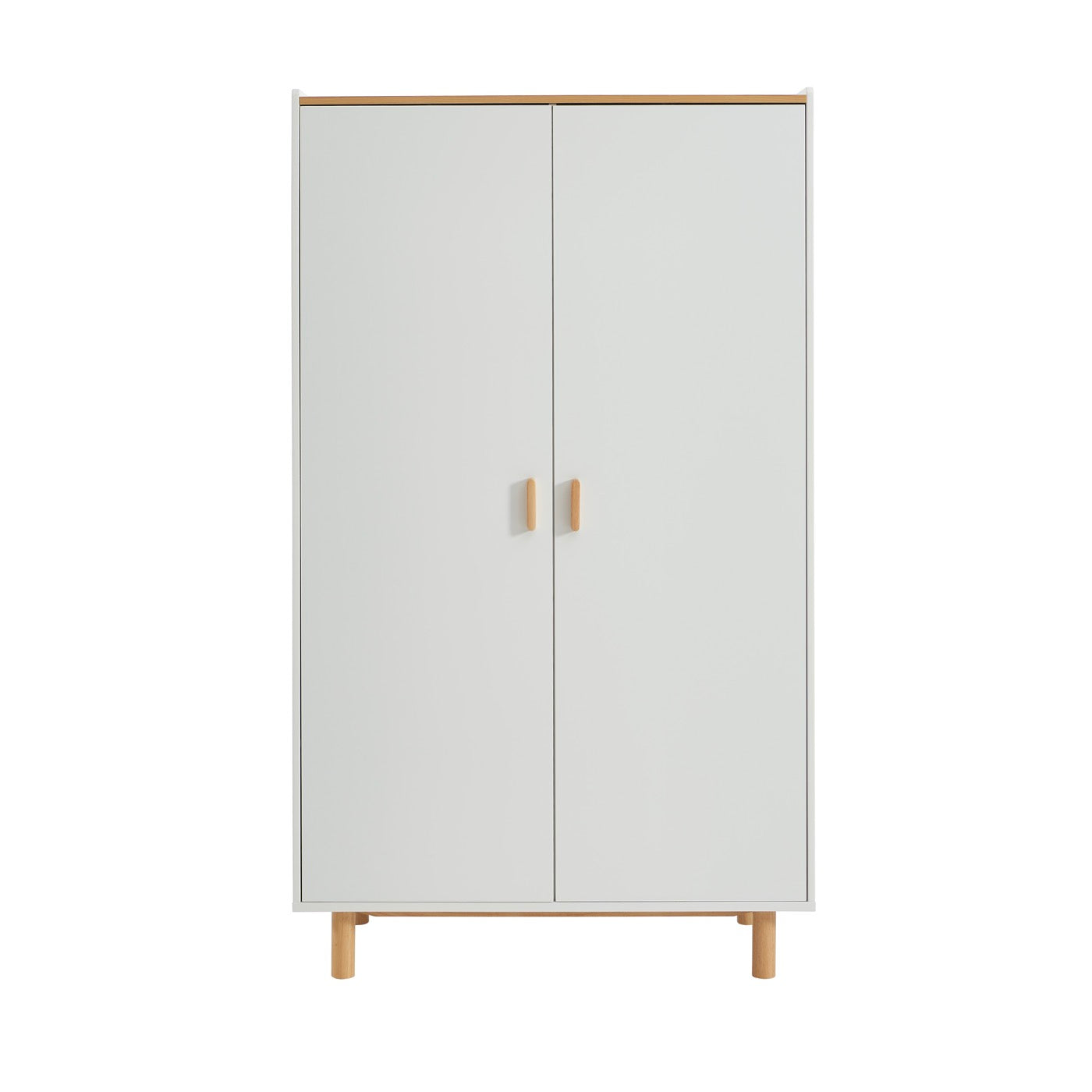 Aura - Armoire Enfant 2 Portes - Blanc