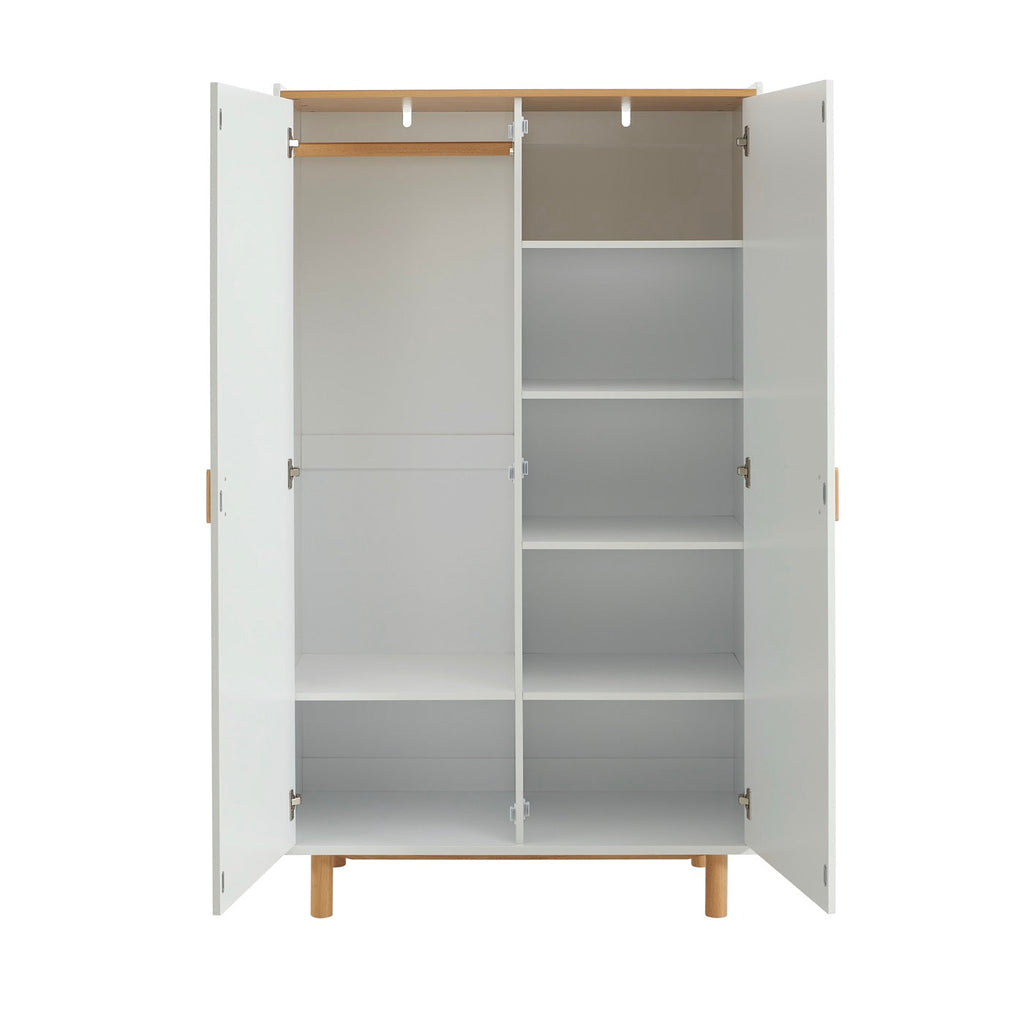 Aura - Armoire Enfant 2 Portes - Blanc
