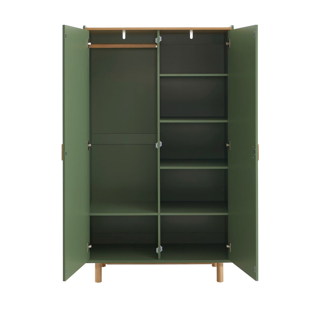 Aura - Armoire Enfant 2 Portes - Vert