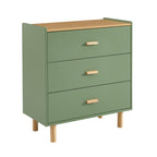 Aura - Commode Enfant 3 Tiroirs - Effet Chêne