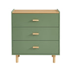 Aura - Commode Enfant 3 Tiroirs - Effet Chêne