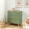 Aura - Commode Enfant 3 Tiroirs - Effet Chêne