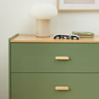 Aura - Commode Enfant 3 Tiroirs - Effet Chêne