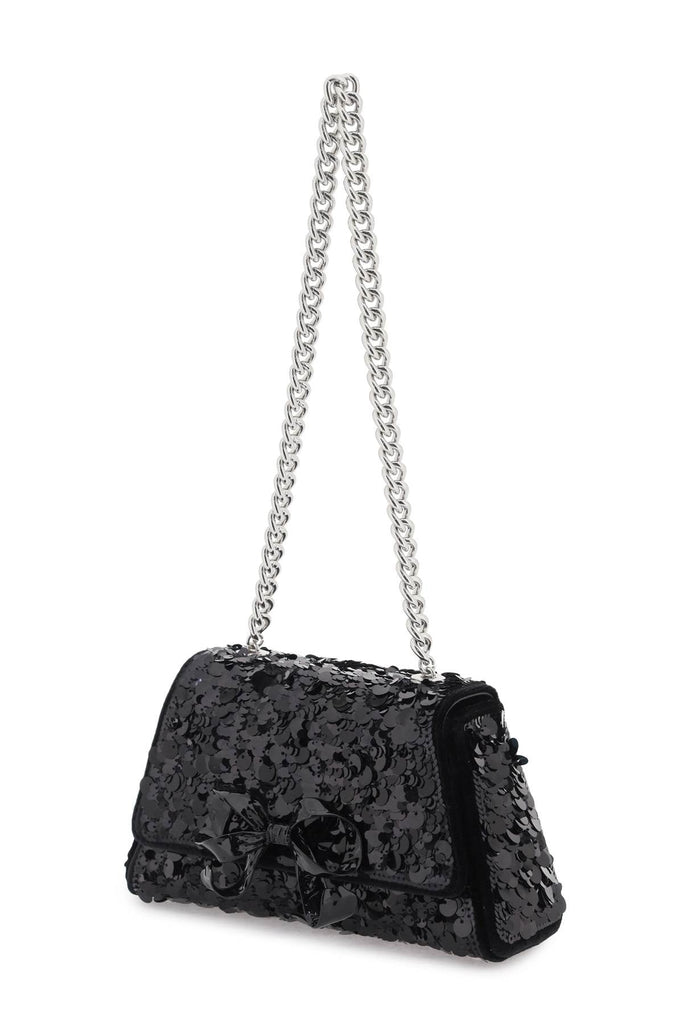 Self Portrait - Sac À Bandoulière Self Portrait Sequined Bow Mini Shoulder Bag
