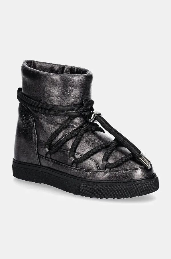 Bottes Full Leather Metallic - Black