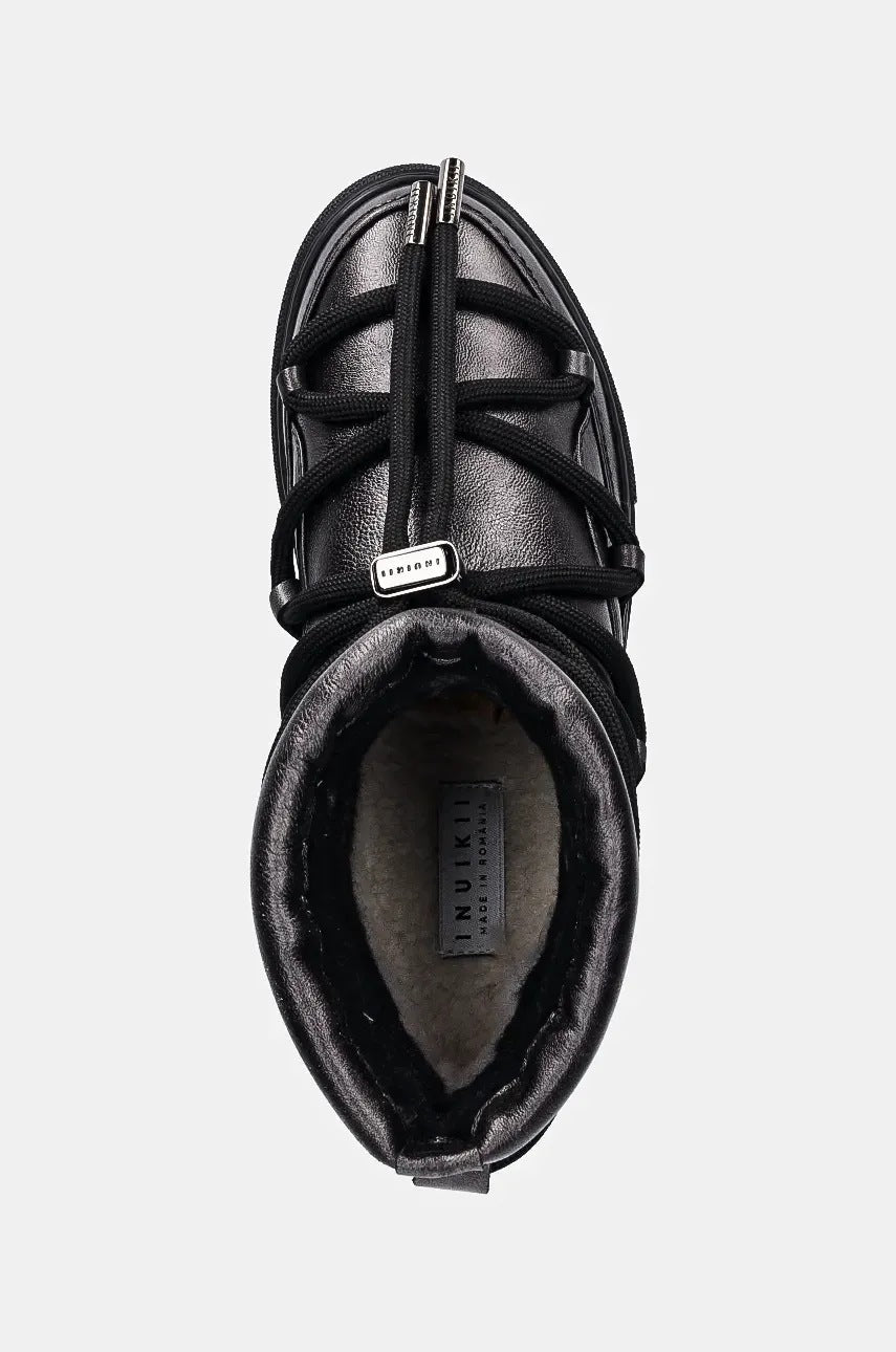 Bottes Full Leather Metallic - Black