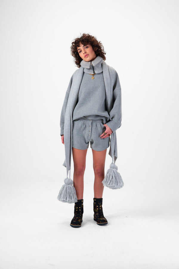 Short Spencer En Laine Cachemire Lead