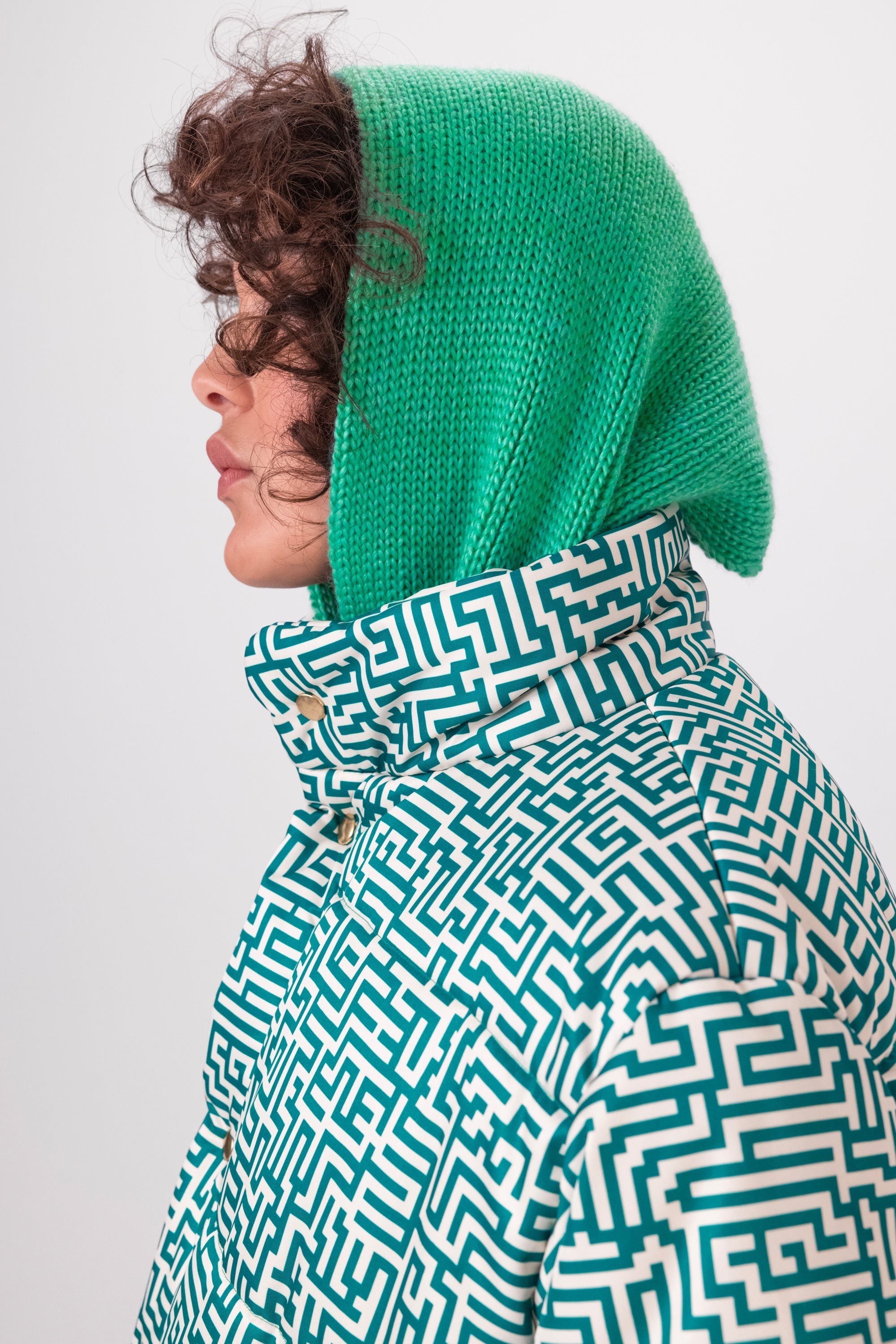 Veste Donna À Imprimé Cartes