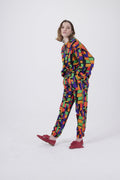 Pantalon Kiara En Molleton Imprimé Fréquences