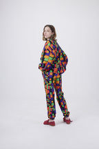 Pantalon Kiara En Molleton Imprimé Fréquences