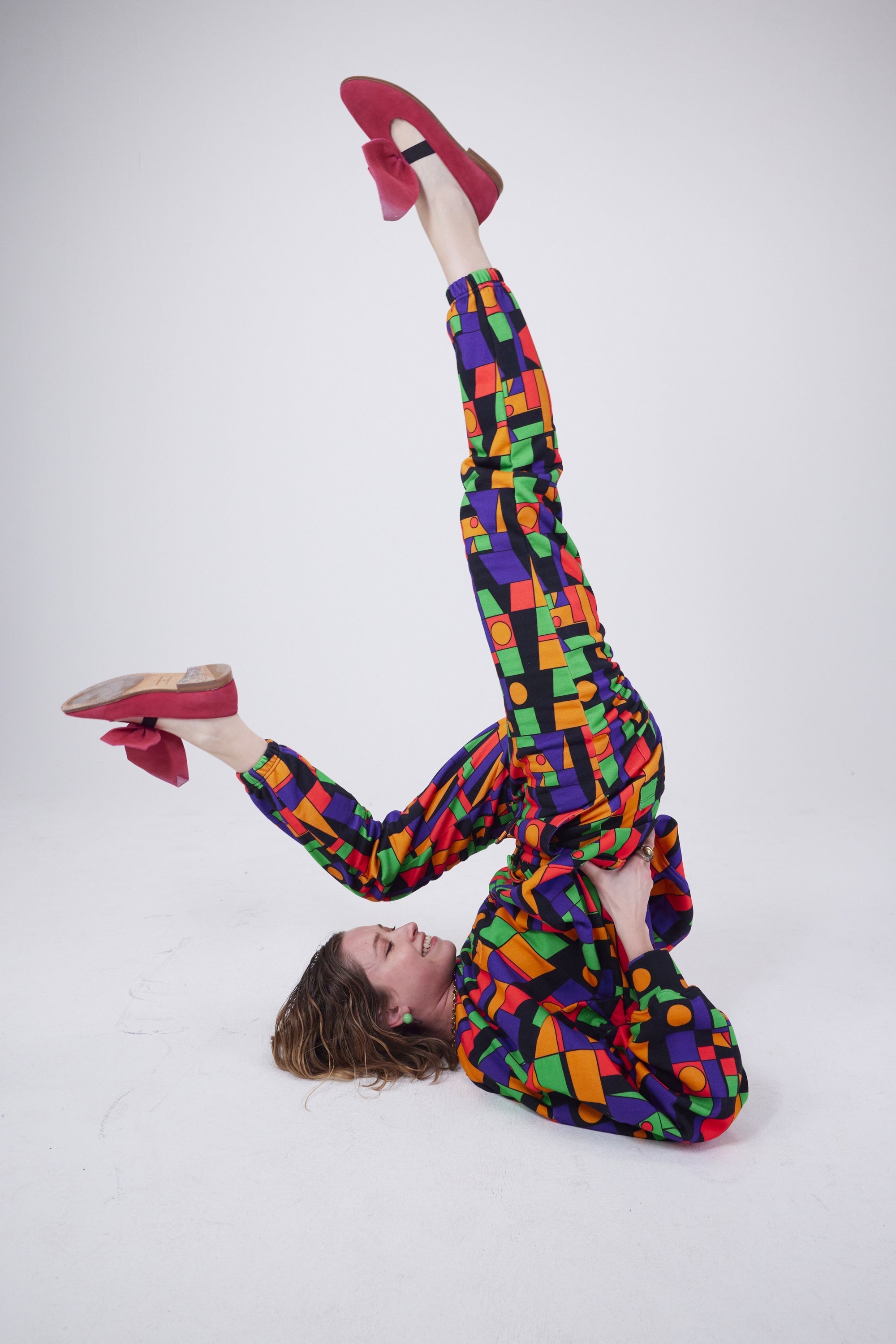 Pantalon Kiara En Molleton Imprimé Fréquences