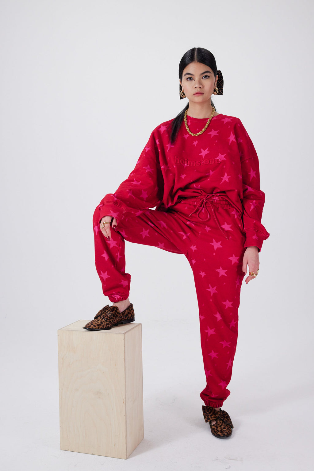 Pantalon Kiara En Polaire Imprimée All Stars