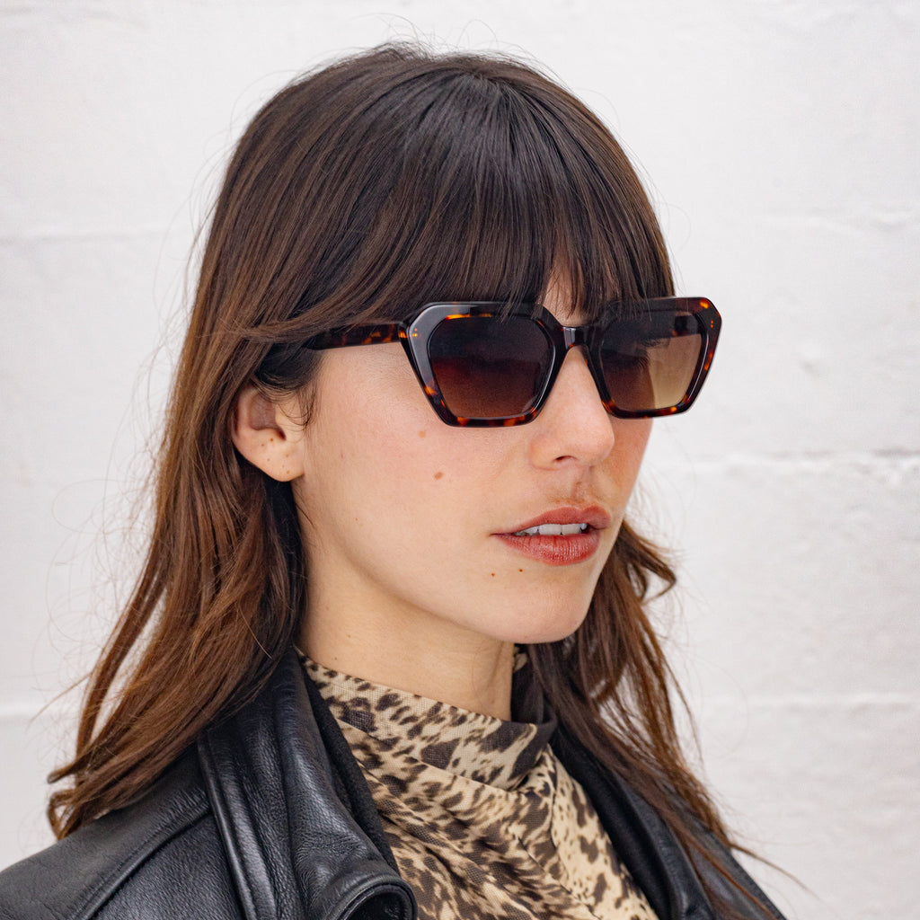Lunettes De Soleil Alex.L - Écaille - Mixte