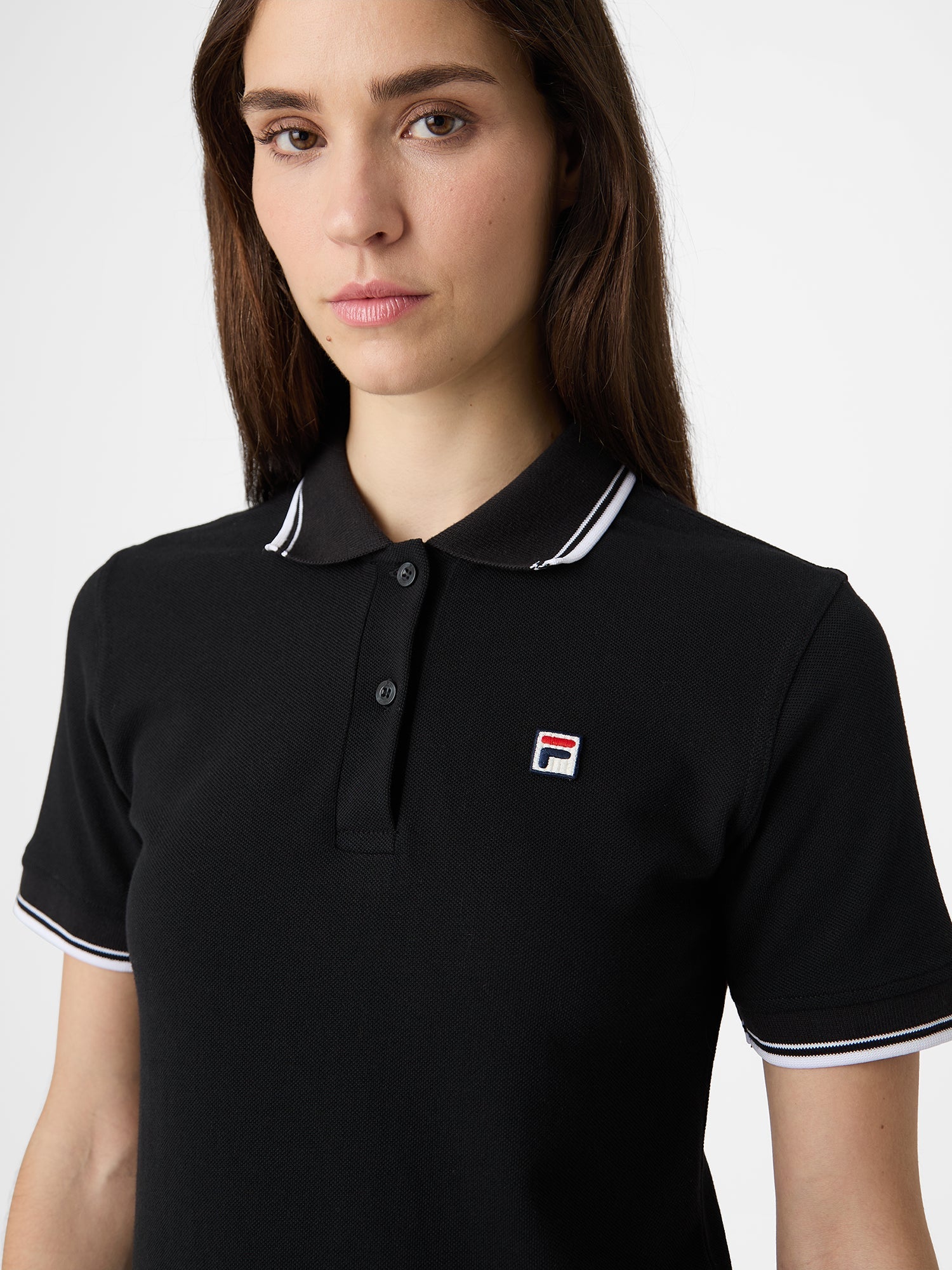 Polo À Liseré Slim - Noir