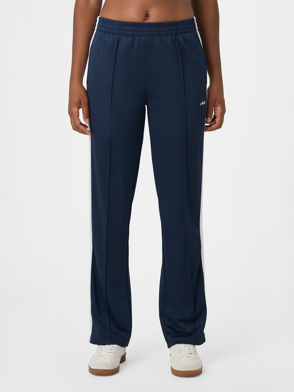 Pantalon De Survêtement À Bandes Droit - Iris Noir