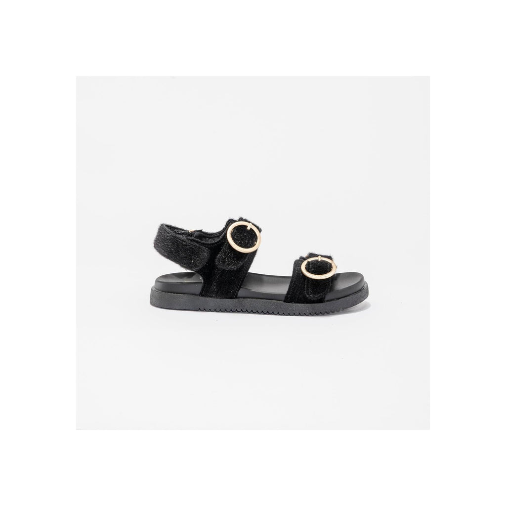Sandales Azura Black-Pony Hair