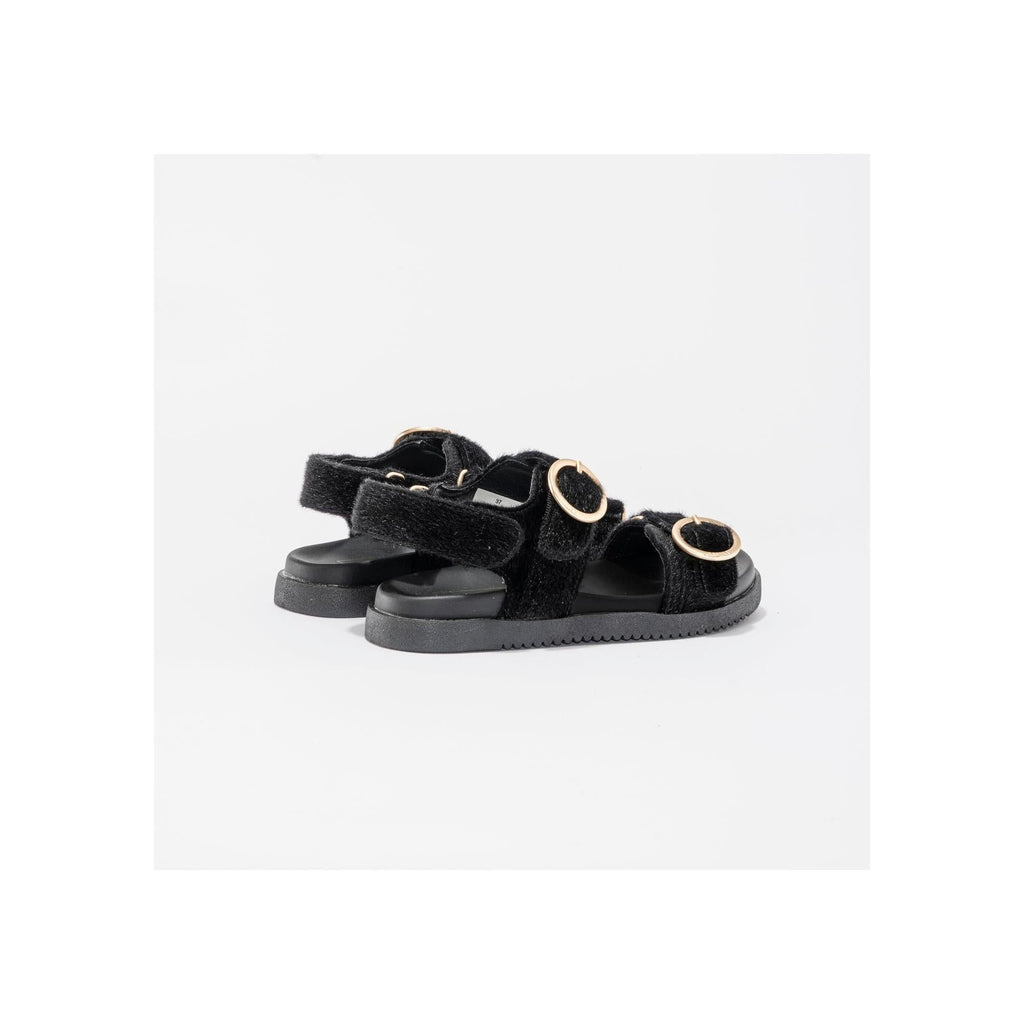 Sandales Azura Black-Pony Hair