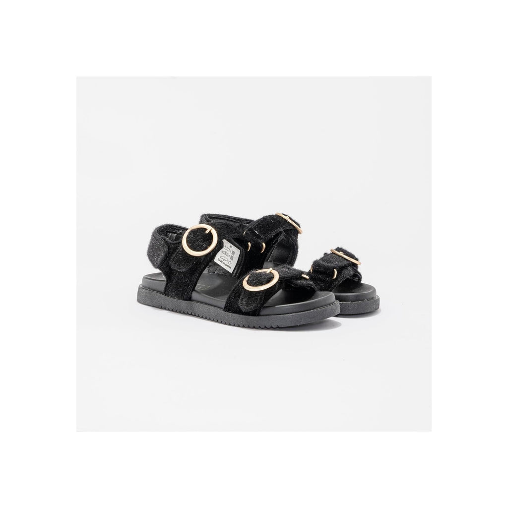 Sandales Azura Black-Pony Hair