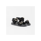 Sandales Azura Black-Pony Hair