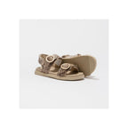 Sandales Azura Beige-Dots-Pony Hair