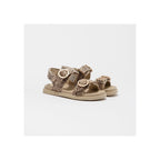 Sandales Azura Beige-Dots-Pony Hair