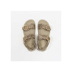 Sandales Azura Beige-Dots-Pony Hair