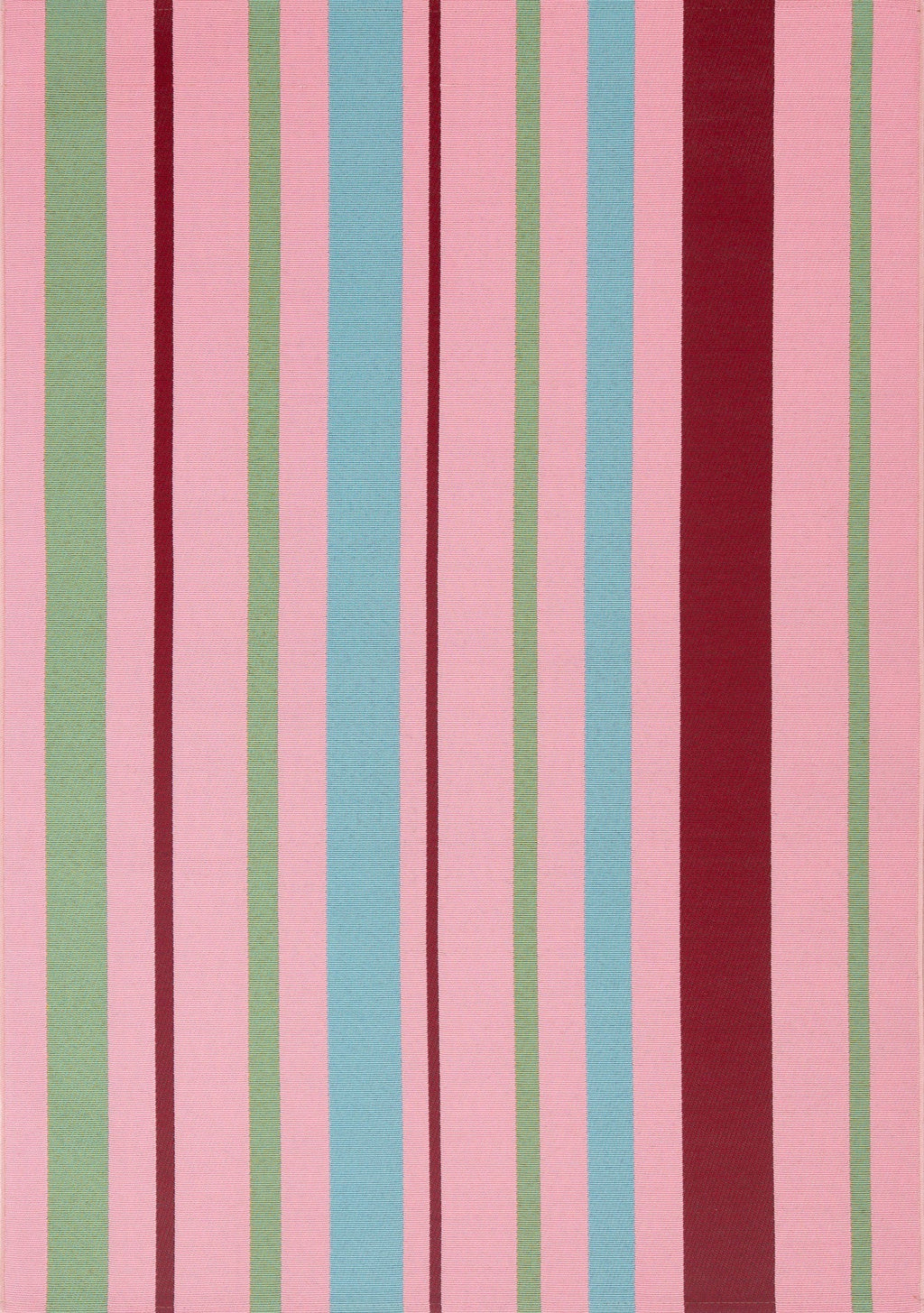 Azur - Tapis D'Extérieur - Polypropylène/Polyester - Rose