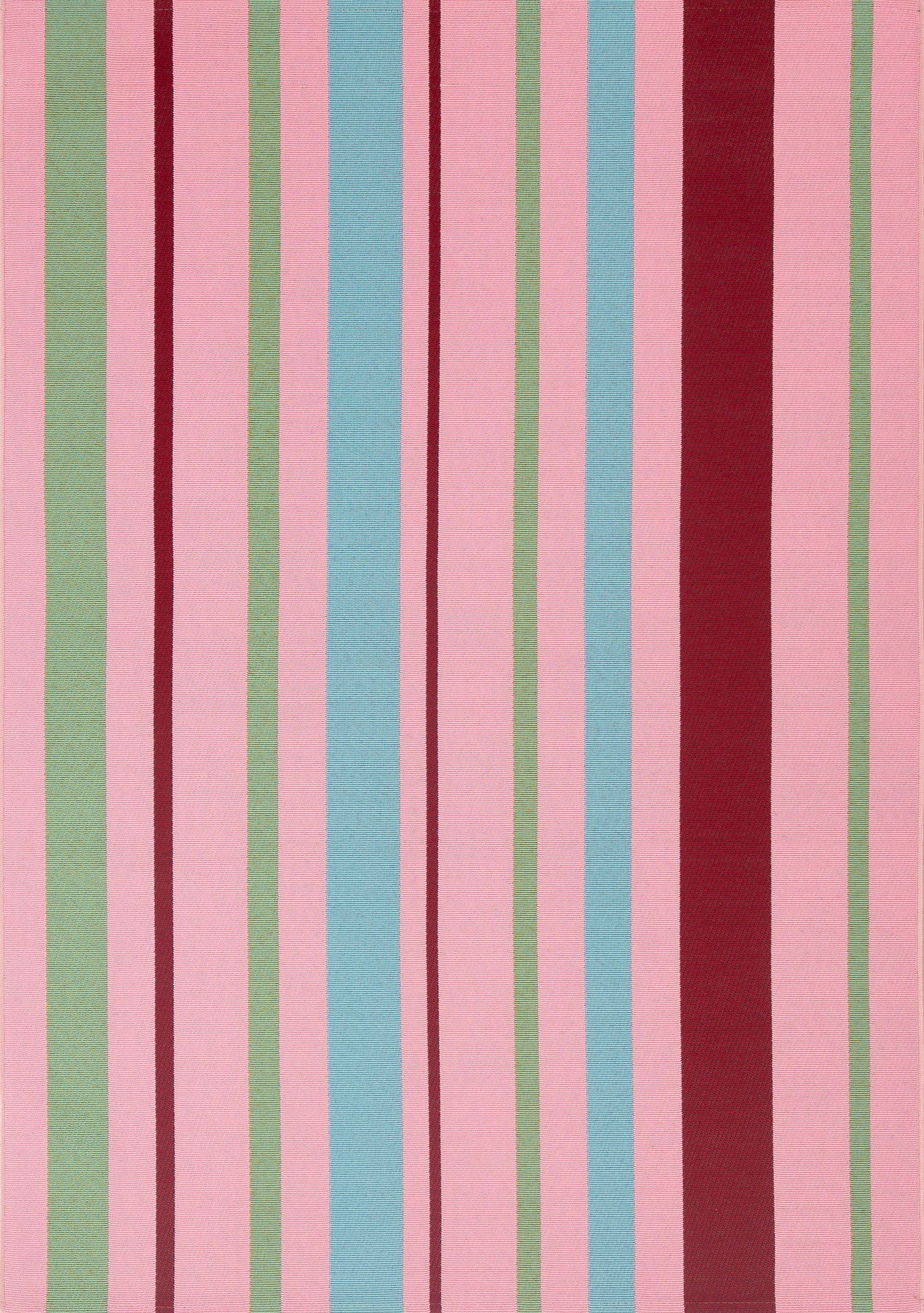 Azur - Tapis D'Extérieur - Polypropylène/Polyester - Rose