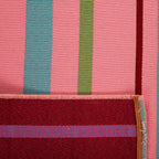 Azur - Tapis D'Extérieur - Polypropylène/Polyester - Rose