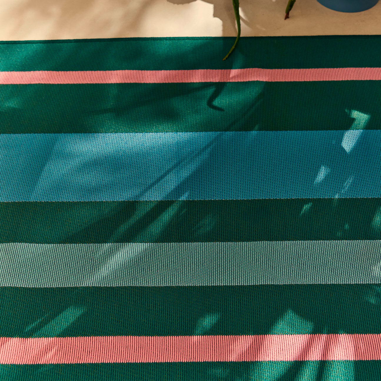 Azur - Tapis D'Extérieur - Polypropylène/Polyester - Vert