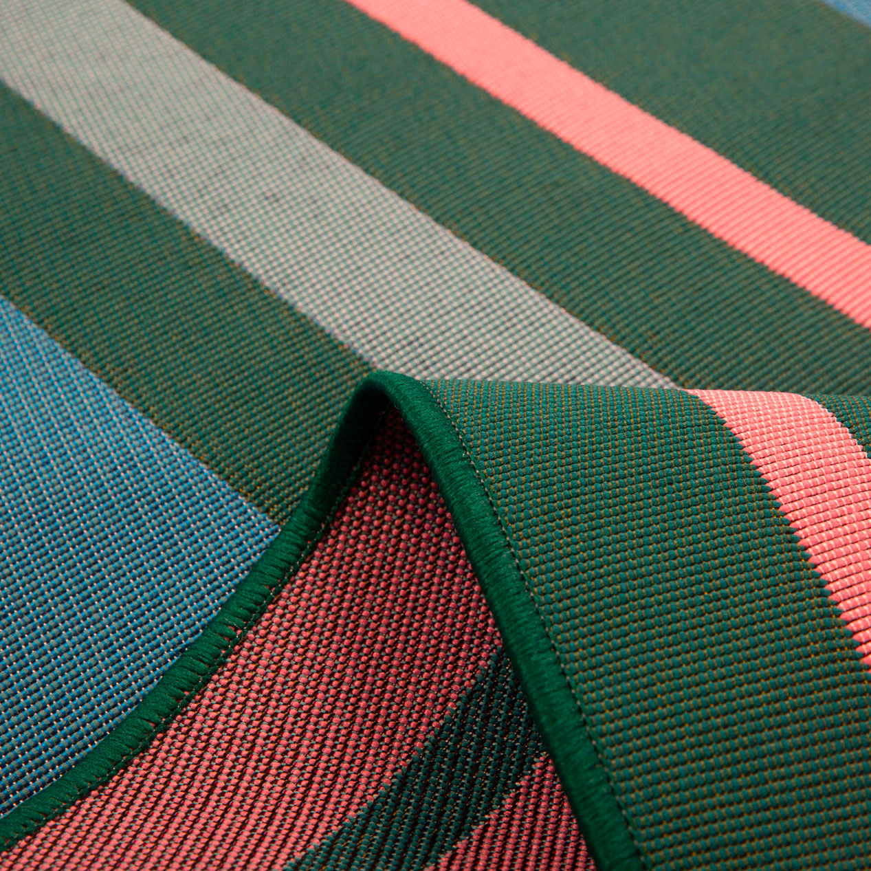Azur - Tapis D'Extérieur - Polypropylène/Polyester - Vert
