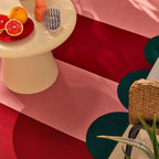 Azur - Tapis D'Extérieur - Polypropylène/Polyester - Rouge