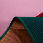 Azur - Tapis D'Extérieur - Polypropylène/Polyester - Rouge