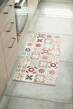 Azulejo - Tapis De Cuisine D'Intérieur - Polyester Imprimé - Multicolore