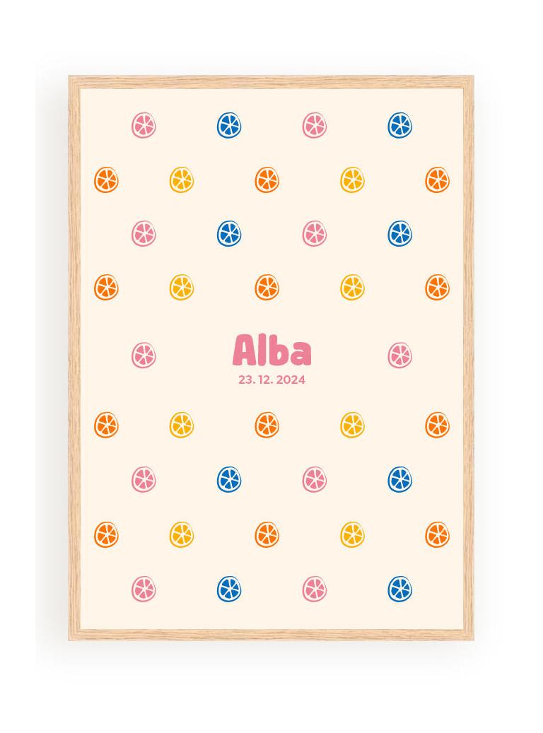 Affiches Personnalisées - Motif Citrons
