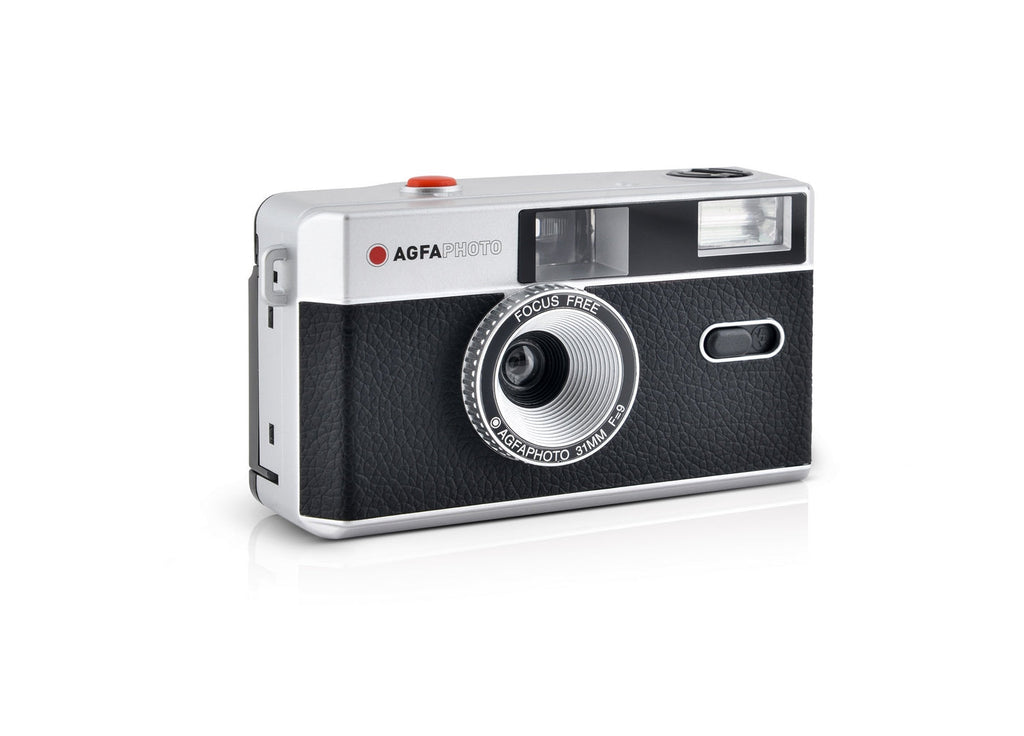 Appareil Argentique 35mm - Noir - 2 Pellicules Couleur Offertes - Agfaphoto